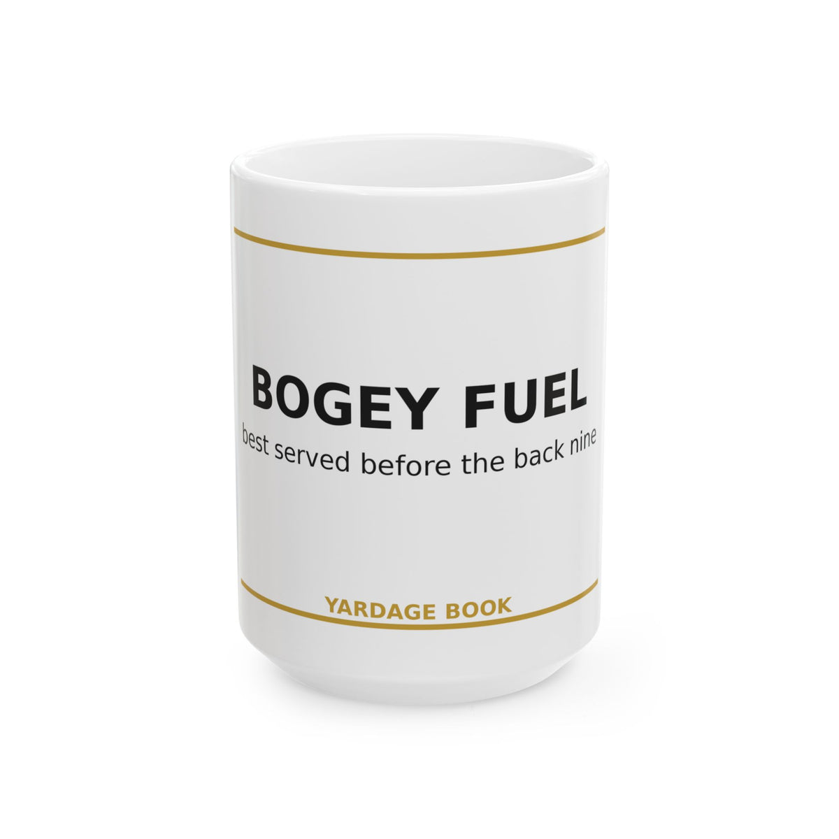 Bogey Fuel funny golf coffee mug — product photo 2