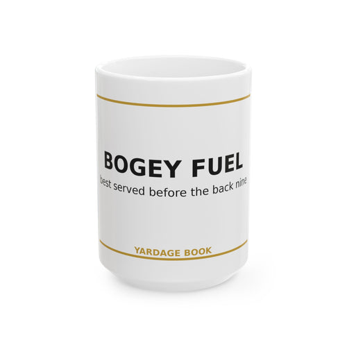 Bogey Fuel funny golf coffee mug — product photo 2