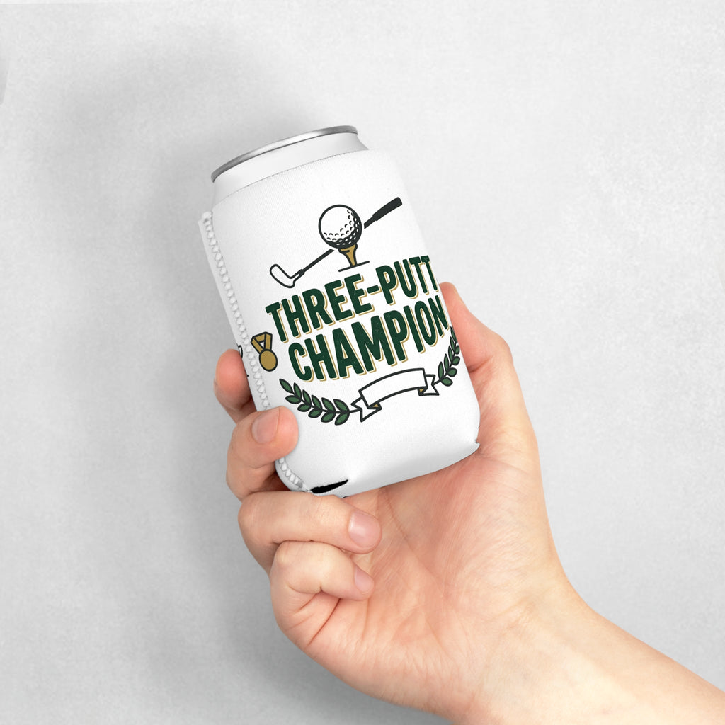 Three-Putt Champion golf can cooler — product photo 4