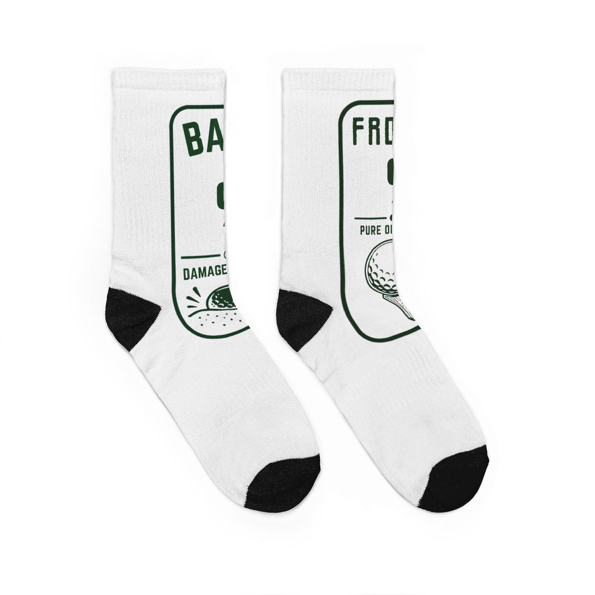 Yardage Book padded crew golf socks — product photo 2