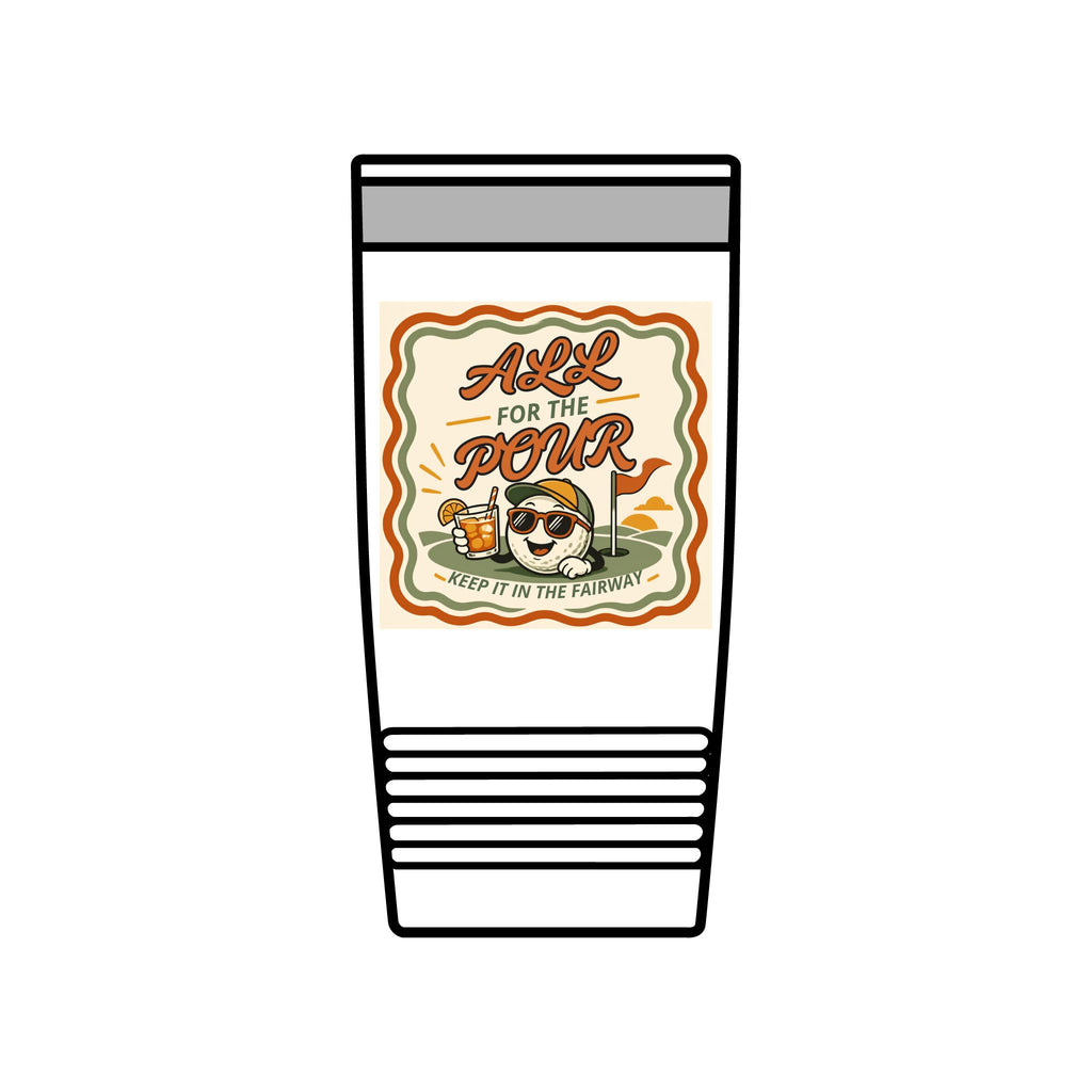 All For The Pour design render — possible back print