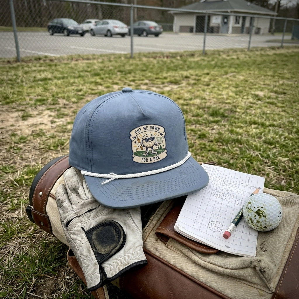 Put Me Down for Par rope hat — lifestyle photo