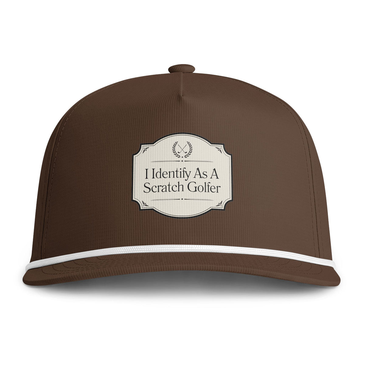 I Identify as a Scratch Golfer rope hat — colorway product photo 2