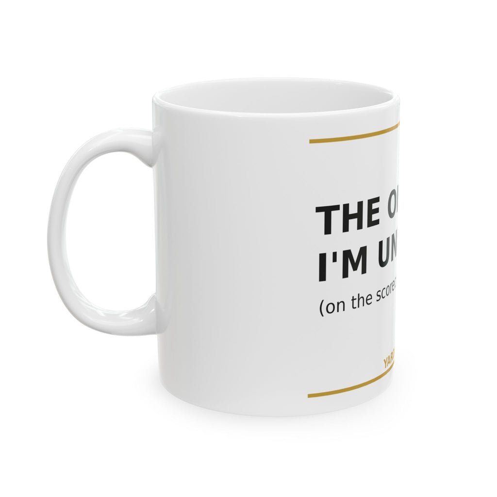 The Only Time I'm Under Par funny golf coffee mug — product photo 3