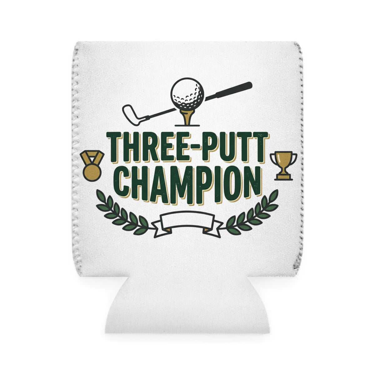 Three-Putt Champion golf can cooler — product photo 2