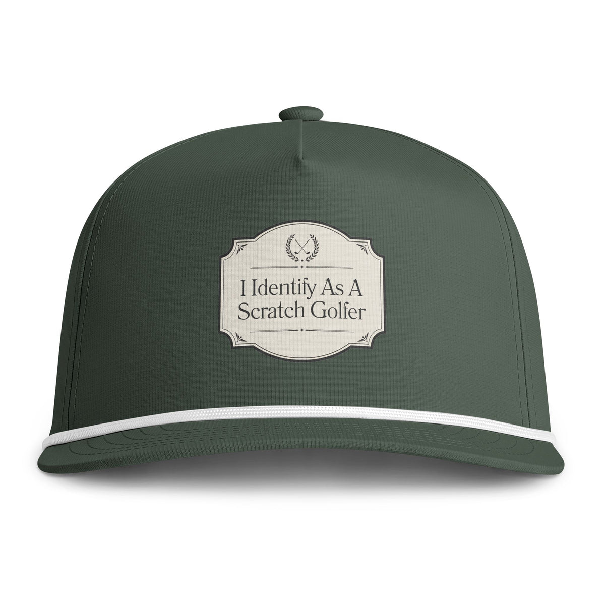 I Identify as a Scratch Golfer rope hat — colorway product photo 7