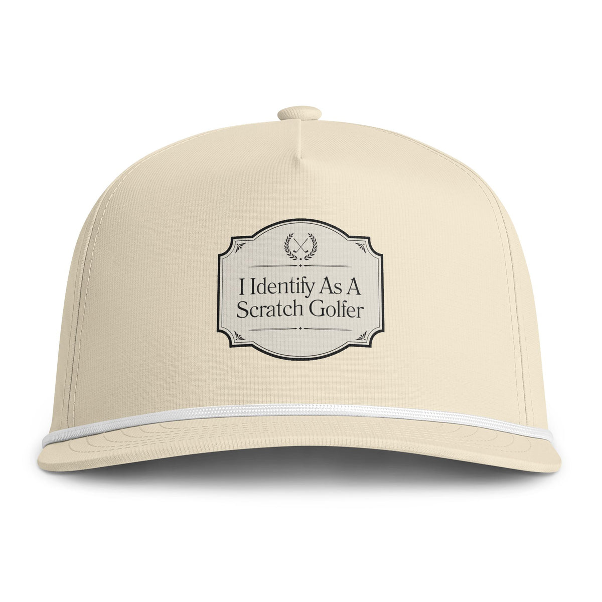 I Identify as a Scratch Golfer rope hat — colorway product photo 3